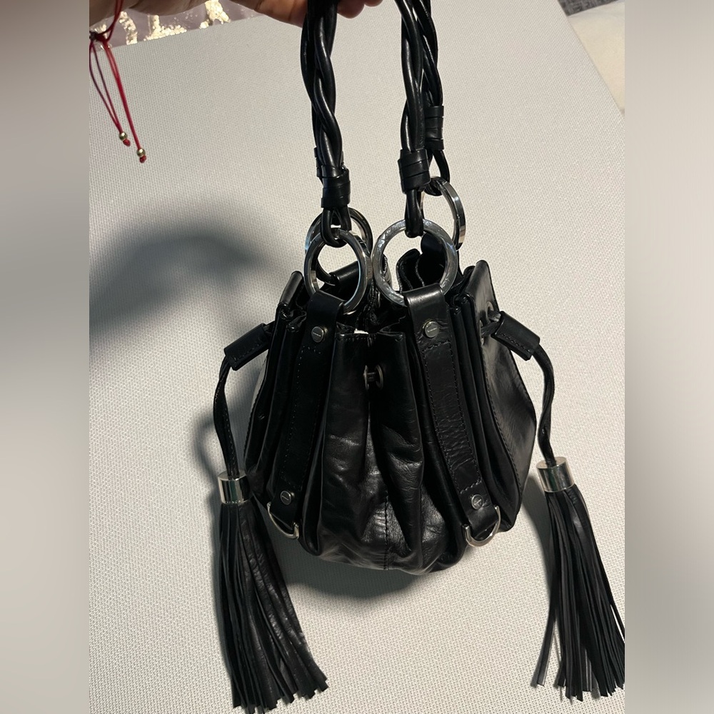 Givenchy black leather handbag